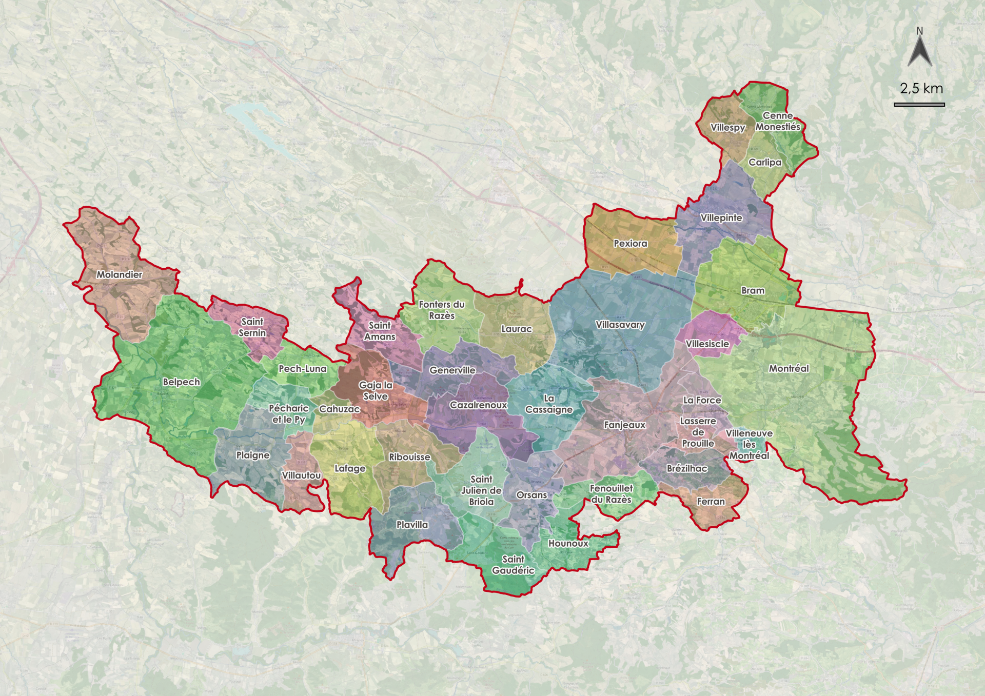 Carte localisation ccplm